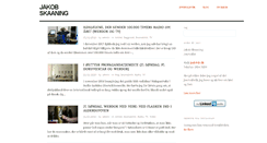 Desktop Screenshot of jakobskaaning.dk